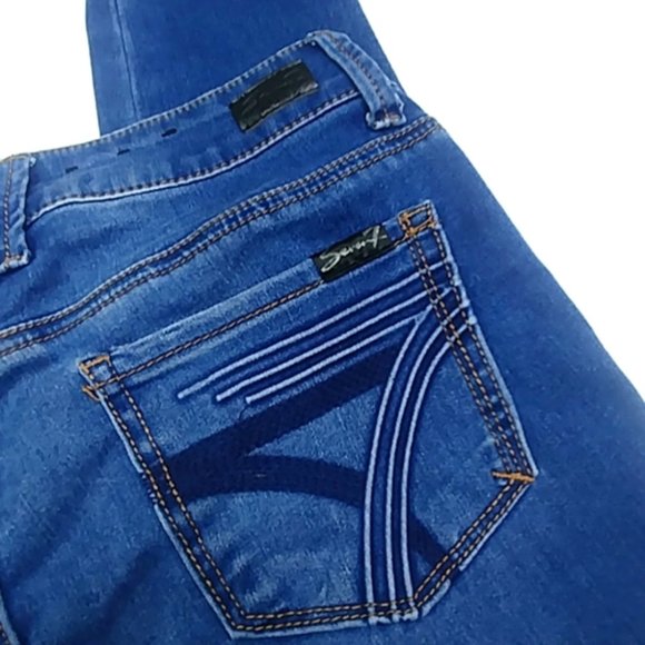 Seven 7 High Rise Skinny Jeans Skin Fit De… - Picture 4 of 9